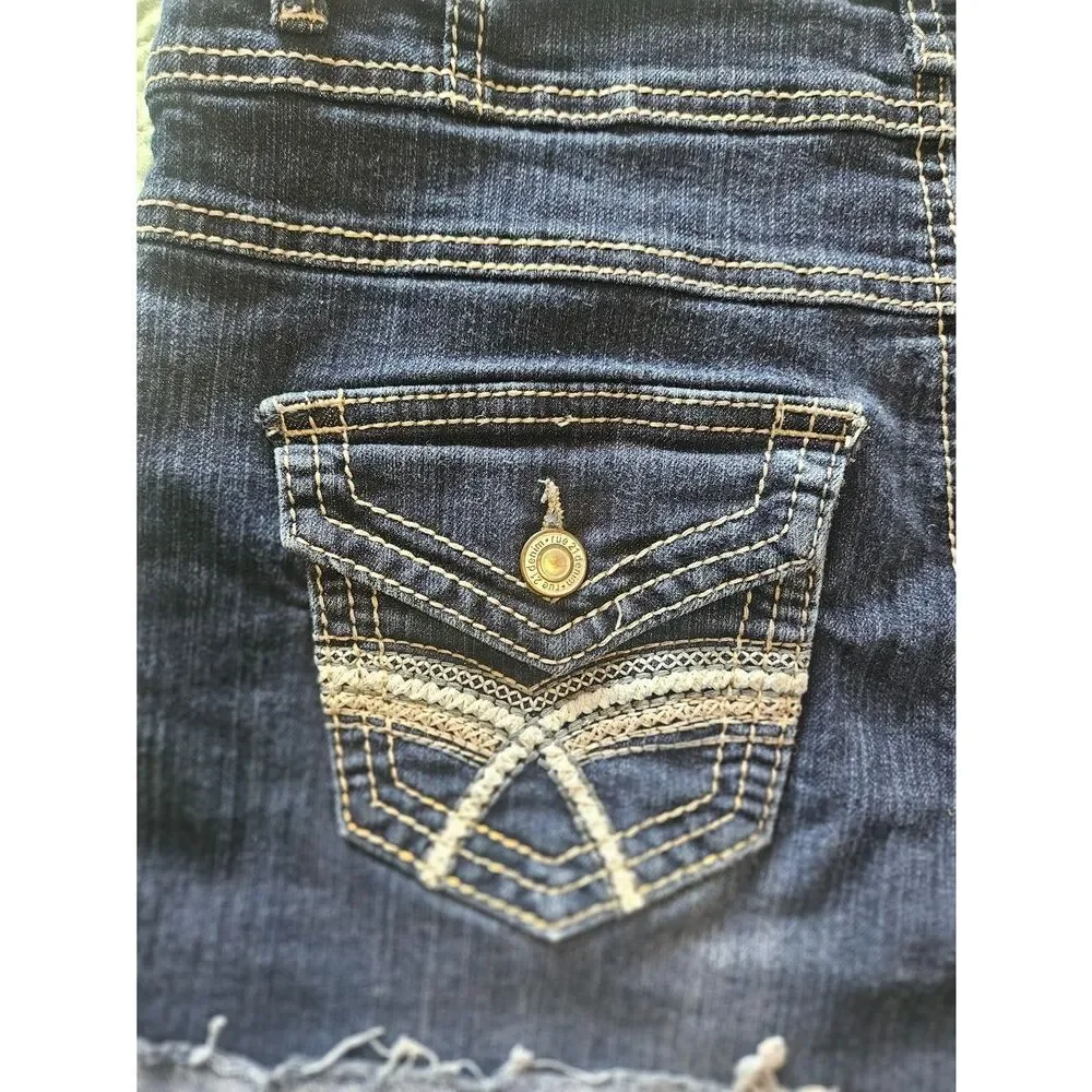 Rue 21 High-Rise Button Fly Denim Shorts – Size 5/6